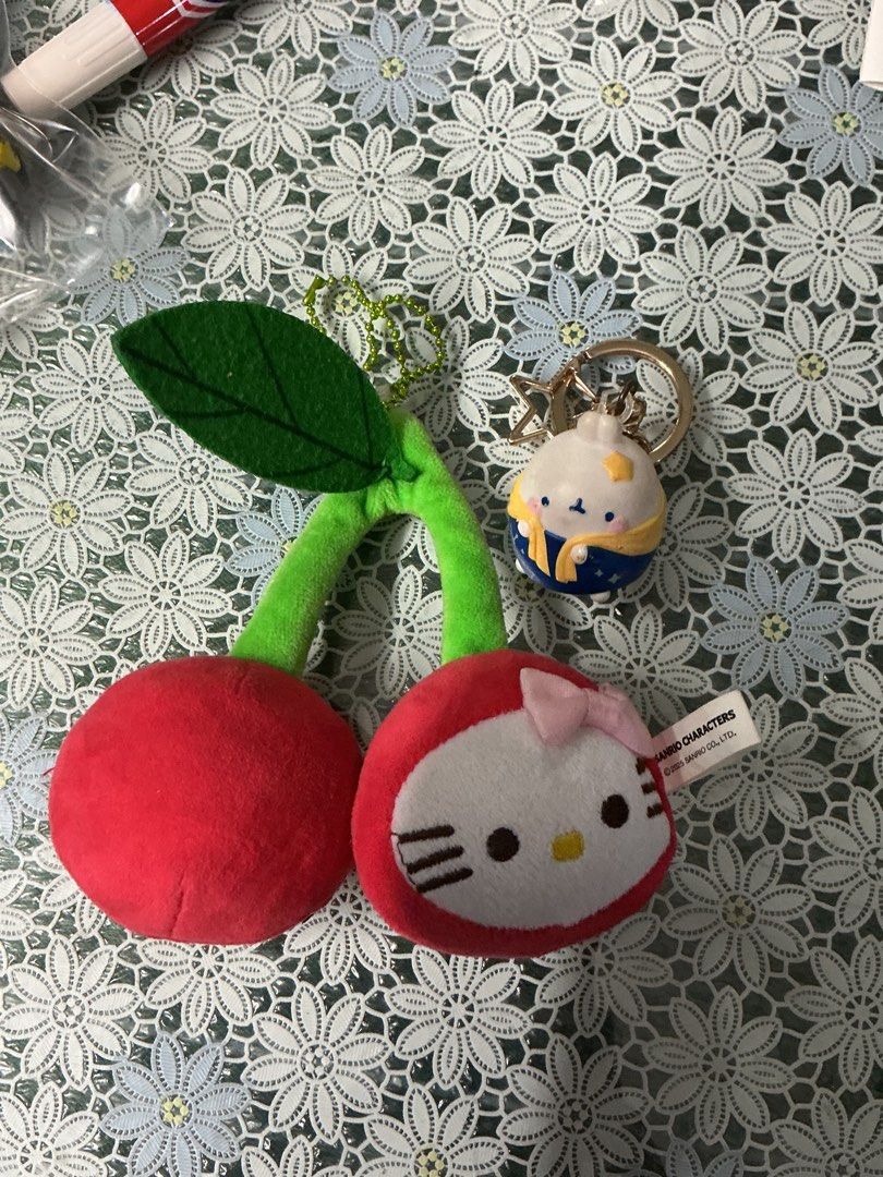Sanrio hello kitty bag charm (Category: Character Goods) located in Angeles City. Submitted by goodbuysathome (Listing ID 1461086055, Image 1). Description: Authentic bag charms bundle Add sf 54 Gcash payment Last Text .
