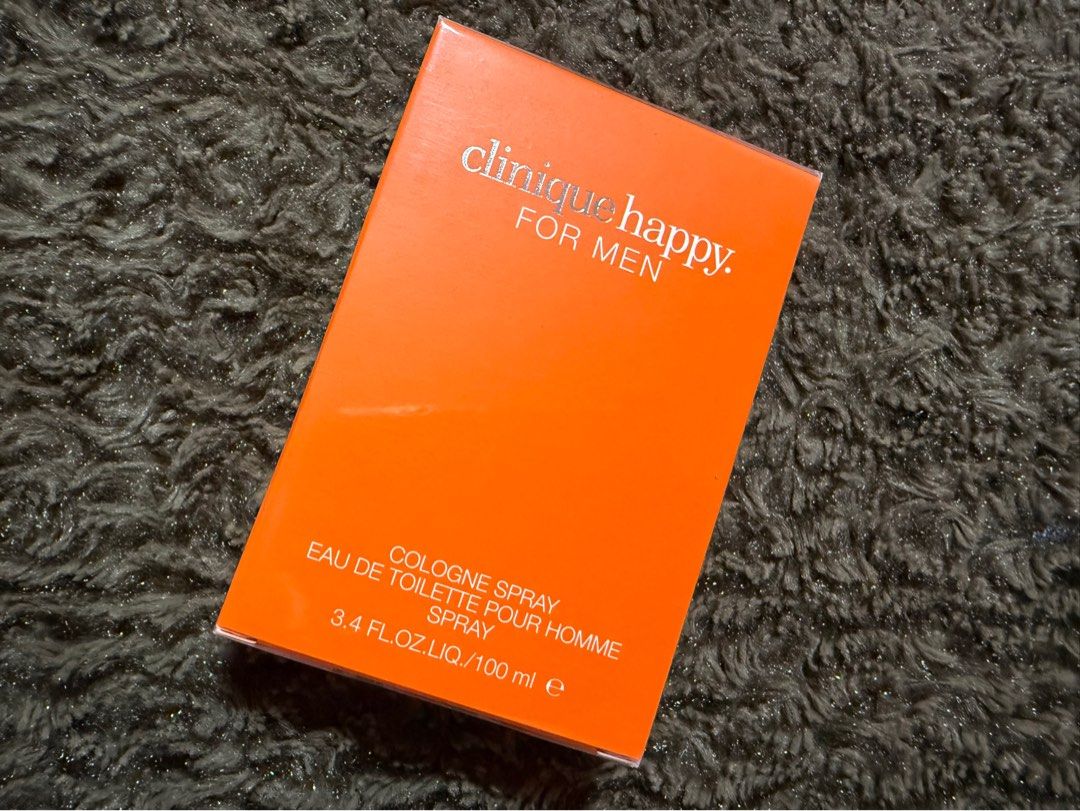 SEALED Clinique happy for men 100ml (Category: Fragrance & Deodorants) located in Antipolo. Submitted by micheicheim (Listing ID 1460975219, Image 1). Description: .