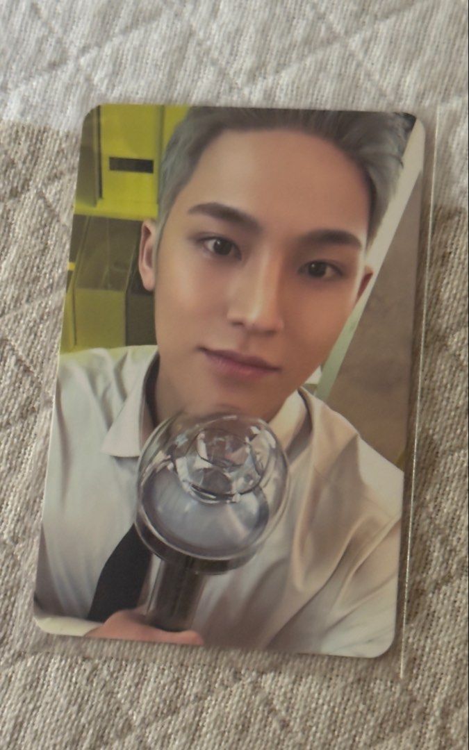 Seventeen mingyu photocard set (Category: K-Wave Merchandise) located in San Juan City. Submitted by leahtdj (Listing ID 1454295578, Image 2). Description: 1st pic, Selling as set only for 1000 Mingyu caratland caratzone - 200 Gcash or maribank. From my own collection. Sf c/o buyer Location:palawan.
