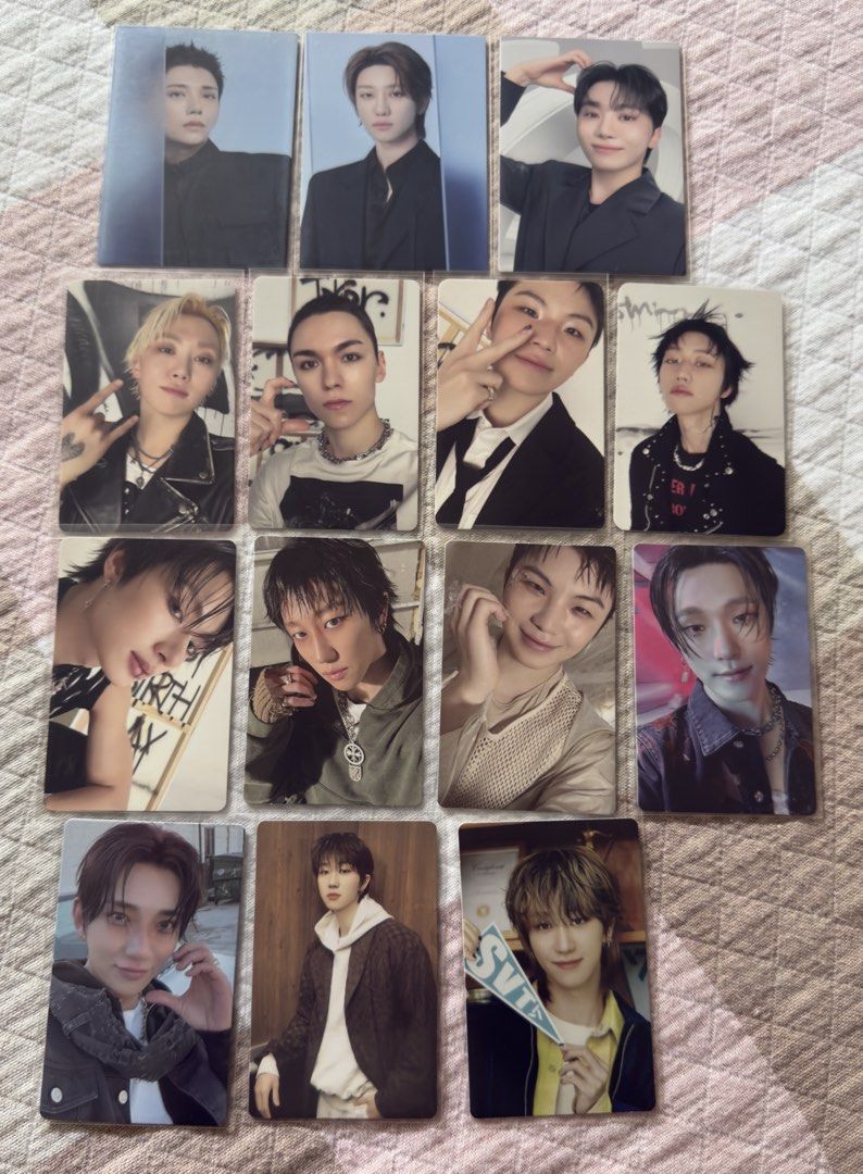 Seventeen pc set (Category: K-Wave Merchandise) located in San Juan City. Submitted by leahtdj (Listing ID 1460961492, Image 1). Description: Selling as set. Gcash payment. SF c/o buyer. Location: palawan can send via j&t.