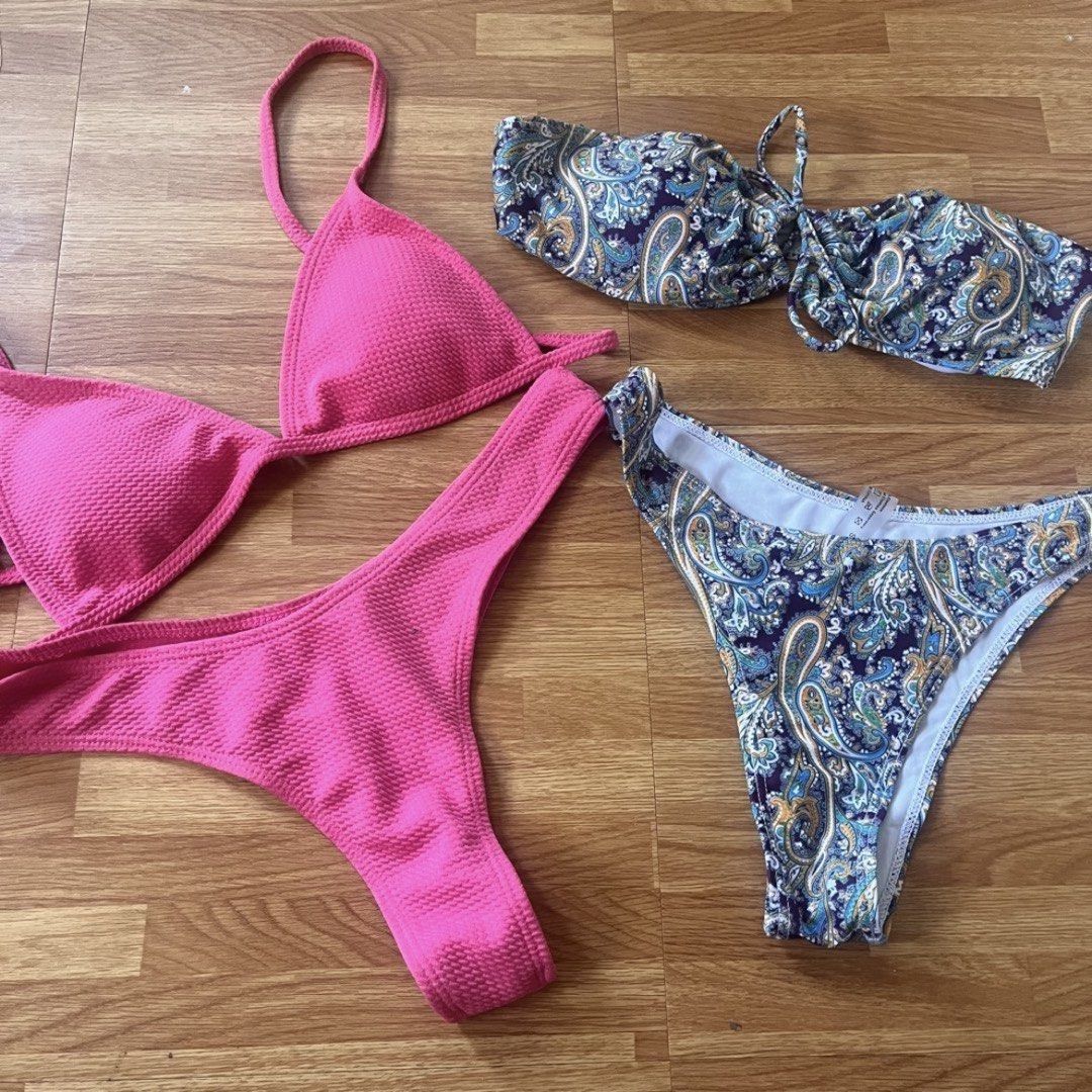 SHEIN Swimsuits (sold as set) (Category: Bikinis & Swimsuits) located in Manila. Submitted by lovedchrx051201 (Listing ID 1461092651, Image 1). Description: - both used once only (like new) - both size S on tag (fit up to size M) Rfs: decluttering Loc: Bulacan Mop: Gcash or Gotyme Mod: Jnt or Lalamove.