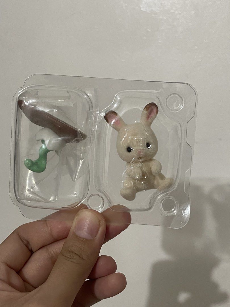 Sitting Chocolate Rabbit Sylvanian Families (Category: Designer & Blind Box Toys) located in Cavite. Submitted by angevenue (Listing ID 1461085568, Image 1). Description: Sylvanian Families Calico Critters Toddlers Tingi Blindbags Fairy Friends Forest Adventure Series Set Message me for more condi pics🌸 Like new! Just displayed Strawberry Choco Rabbit w/ item - ₱275 Mop: GCash Mod: JnT 📍Cavite.