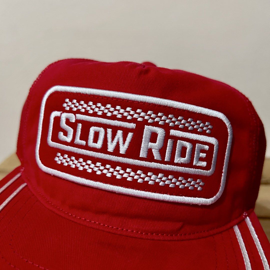 Slow Ride Original Mesh Back Red Racing Cap (Category: Caps & Hats) located in Plaridel. Submitted by hatsandthreadsco. (Listing ID 1461082037, Image 2). Description: Plaridel Bulacan loc Detailed pictures posted 600 only As new condition Adult size | Adjustable .