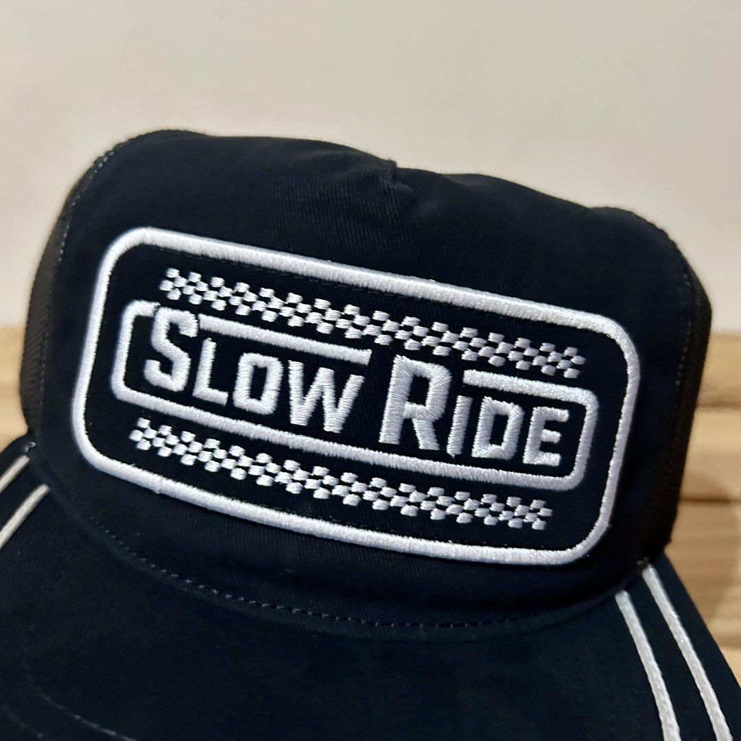 Slow Ride Original Meshback Black Racing Cap (Category: Caps & Hats) located in Plaridel. Submitted by hatsandthreadsco. (Listing ID 1461082296, Image 2). Description: Plaridel Bulacan loc Detailed pictures posted 600 only As new condition Adult size | Adjustable .