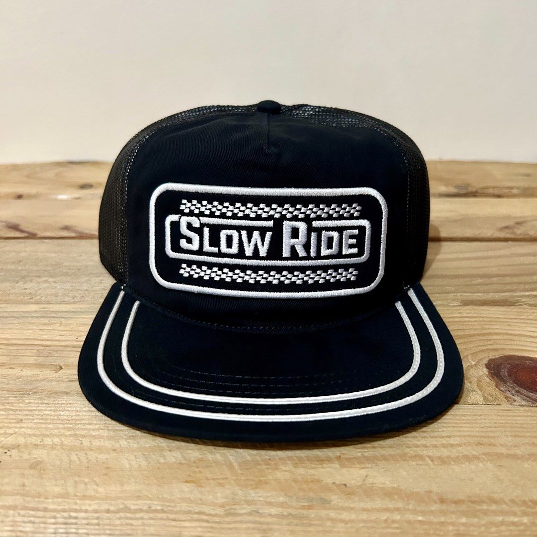 Slow Ride Original Meshback Black Racing Cap (Category: Caps & Hats) located in Plaridel. Submitted by hatsandthreadsco. (Listing ID 1461082296, Image 1). Description: Plaridel Bulacan loc Detailed pictures posted 600 only As new condition Adult size | Adjustable .