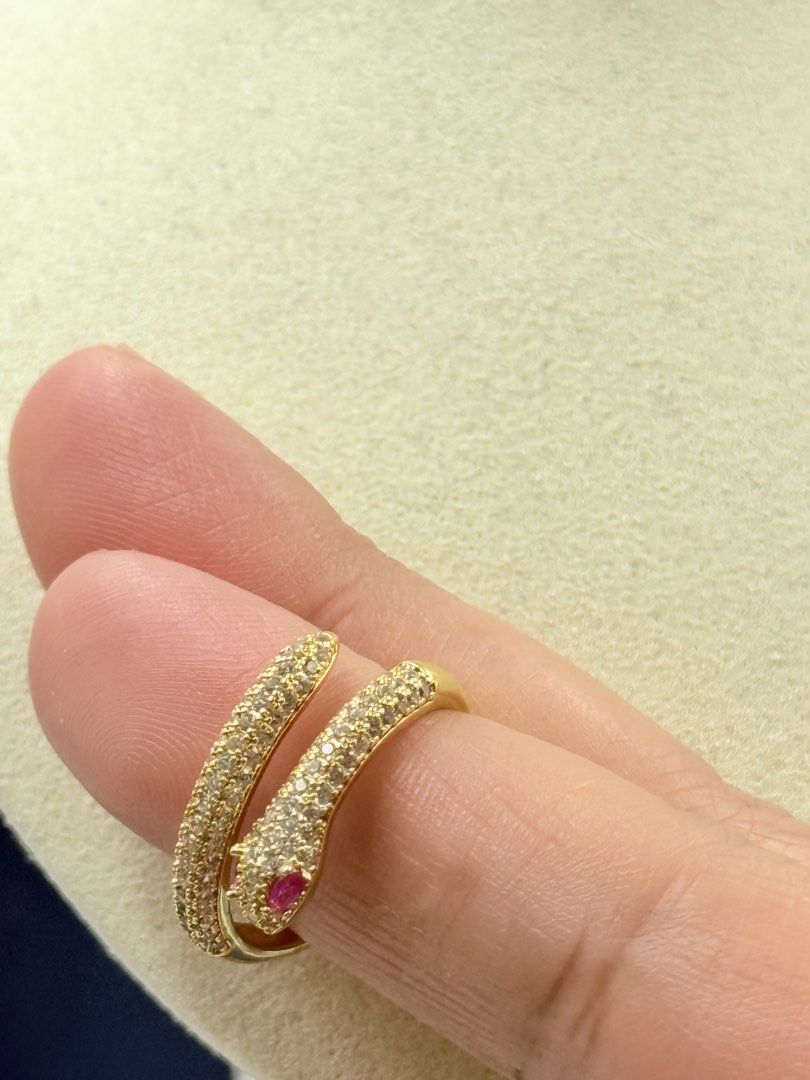 Snake Cubic Zirconia Ring (Category: Rings) located in Baguio. Submitted by manang_isang (Listing ID 1461056355, Image 3). Description: .