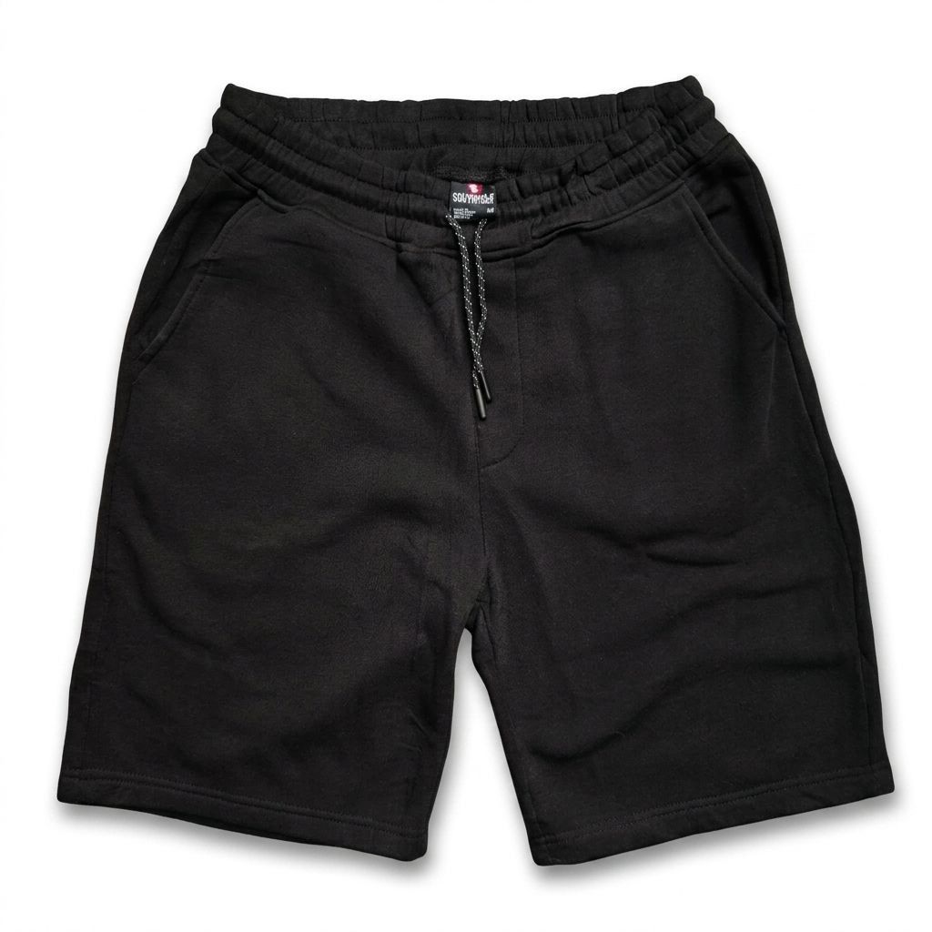 Southpole Modern Tech-Fleece Sweat Shorts (Category: Shorts) located in Consolacion. Submitted by thrift.ting (Listing ID 1460974158, Image 1). Description: Condition: 9.5/10 Color Rate; 9.5/10 DETAILED FLAT-LAY MEASUREMENTS: -Waist: 15.5 inches (Laid flat, unstretched — fits 30–32" waist comfortably, stretches up further) -Front Rise: 13 inches (High-rise comfort layout) -Inseam: 8.5 inches -Outseam (Total Length): 21.5 inches -Leg Opening: 10.5