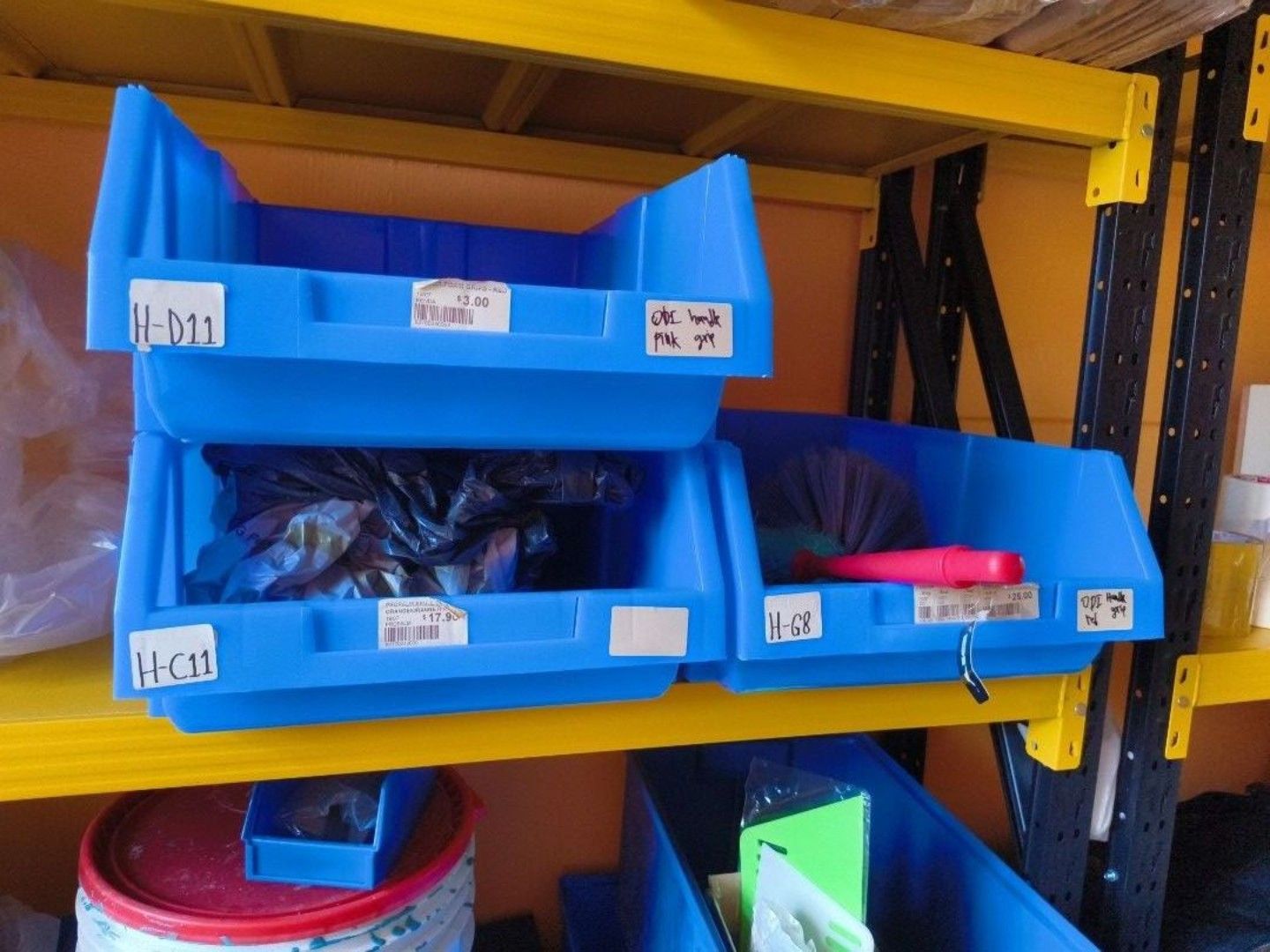 Stackable storage box (Category: Storage Boxes & Baskets) located in Singapore. Submitted by caresolutions_sg (Listing ID 1460531153, Image 1). Description: stackable storage box. 10 pieces available. $5 each. 48cmDx31cmWx18cmH.