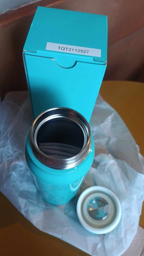 Starbucks Turquoise Tumbler with Box (Category: Water Bottles & Tumblers) located in Calamba. Submitted by loi.soliven (Listing ID 1460990637, Image 2). Description: - Authentic Turquoise Starbucks Tumbler - Includes Original Box - Unique Topographic Line Design - Keeps Drinks Hot or Cold - Ideal for Coffee and Tea Enthusiasts - Stylish and Functional for Daily Use.