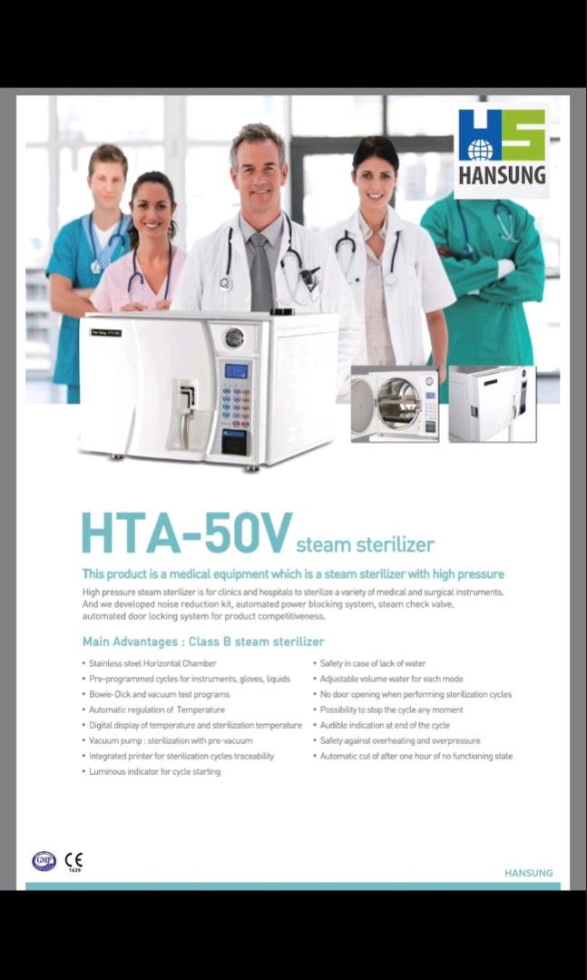 Steam sterilizer (Category: Medical Supplies & Tools) located in Angeles City. Submitted by ryainramos (Listing ID 1460963761, Image 1). Description: .