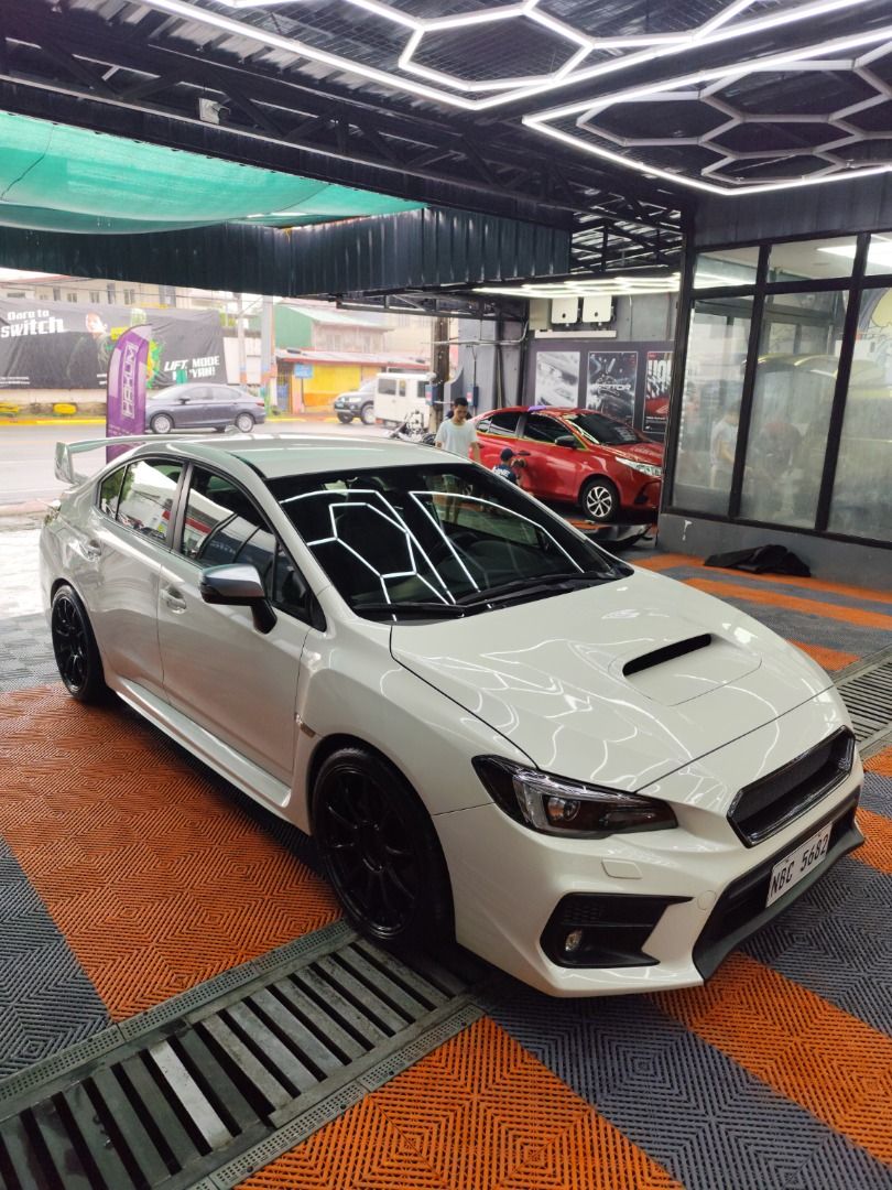 Subaru WRX 2.0 AWD CVT (A) (Category: Used Cars) located in Caloocan City. Submitted by flkennedy (Listing ID 1461087534, Image 3). Description: For sale! 2018 SUBARU WRX Eyesight Automatic Transmission +/- 2x,xxx Odometer Only All Original Paint Complete 2 keys Manuals / Booklet Newly Full PMS (Group N) Worth 450,000 Upgrades (All Orig) Brandnew 19's ZE40 Special Color Brandnew Hankook Tires Tomei Extreme Titanium Full Exhaust NBR Carbon Fiber G