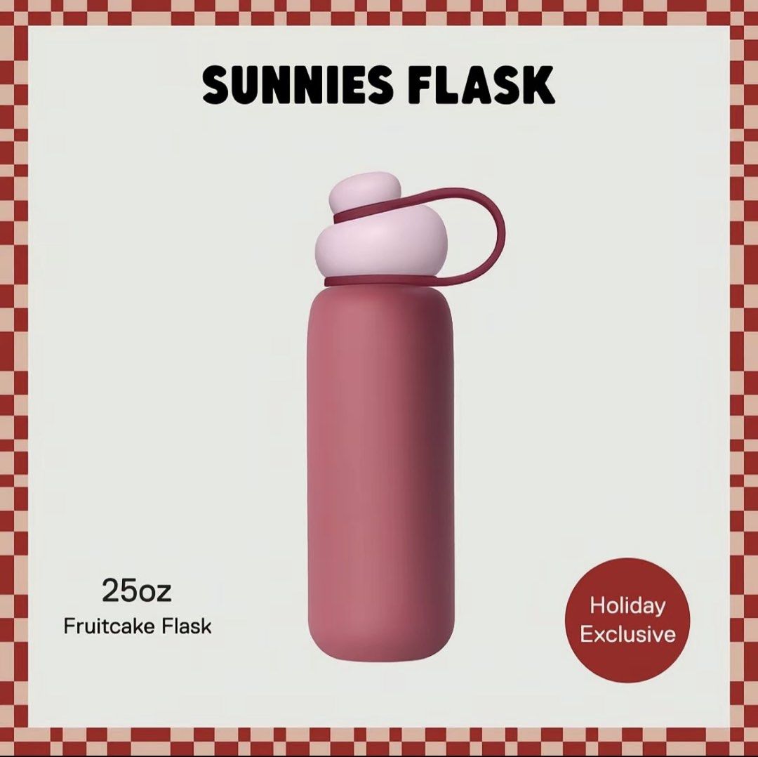 Sunnies Flask Fruit Cake 25oz (Category: Water Bottles & Tumblers) located in Manila. Submitted by declutterqueen25 (Listing ID 1460990745, Image 1). Description: .