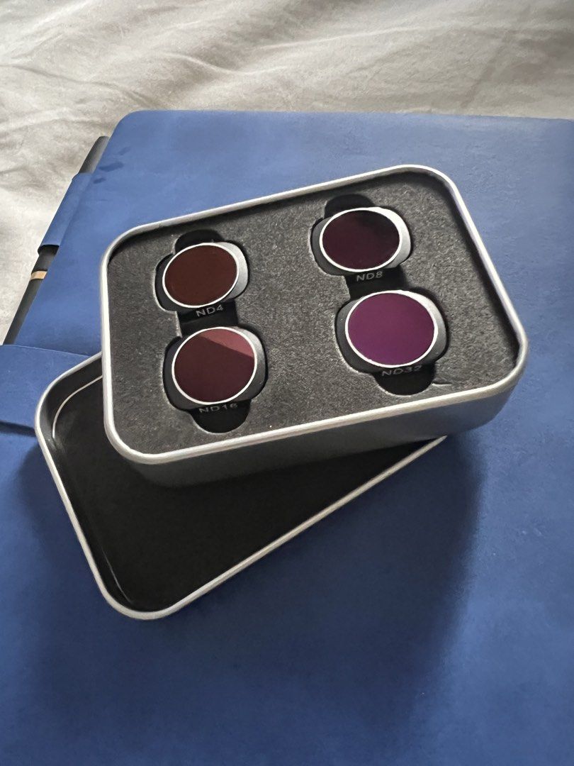 Sunnylife Filter Combo for DJI Osmo Pocket (Category: Cameras) located in Taguig. Submitted by pmadrazo (Listing ID 1460929106, Image 2). Description: - Sunnylife filter combo for DJI Osmo Pocket - Includes ND4, ND8, ND16, and ND32 filters - Comes with a protective metalu case - Control light and enhance video quality - Unleash your creativity!.