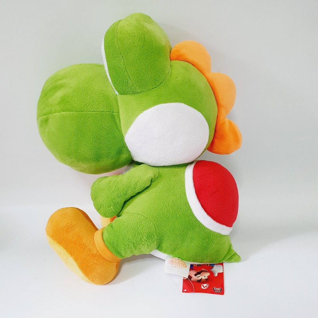 Super Mario Jumbo Plush Sitting Yoshi (Category: Plushies & Soft Toys) located in Taytay. Submitted by kyo.mono (Listing ID 1461106278, Image 2). Description: 💟Follow us on IG: kyo.mono for faster replies TikTok: kyo.mono_ for videos and review Brand new with paper tag Auth from Japan Actual photo posted.