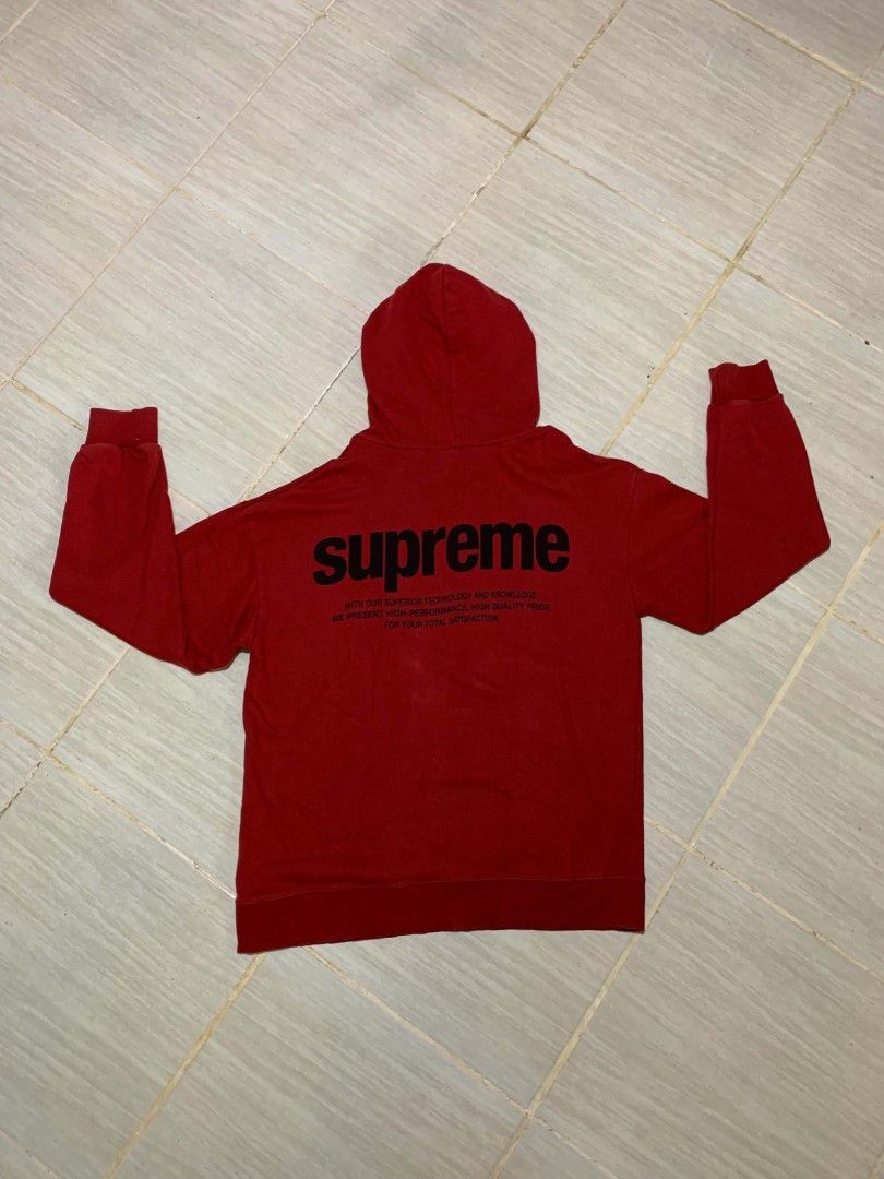 Supreme Hoodie (Category: Coats, Jackets and Outerwear) located in Argao. Submitted by topoyyow08 (Listing ID 1461053416, Image 2). Description: MOP:GCASH MOD:J&T PM FOR MORE INFO 📩📩📩.