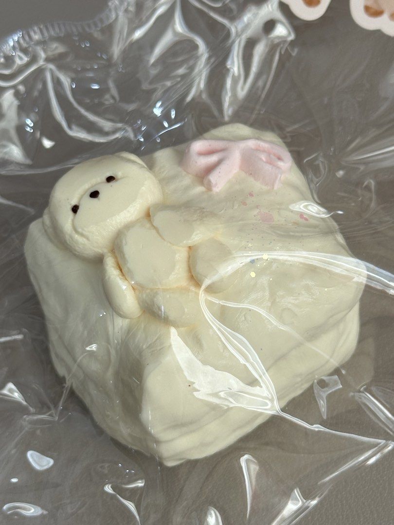 Taba Squishy | Wenqing Strong (Category: Designer & Blind Box Toys) located in Tagbilaran City. Submitted by _harriet_ (Listing ID 1461011111, Image 3). Description: Texture: Soft Creamy Weight: 120.8g Studio: Wenqing Strong ♡ Location: Bohol ♡ MOD: J&T (Shipping fee is ₱85) ♡ MOP: Gcash | Maya | BPI.