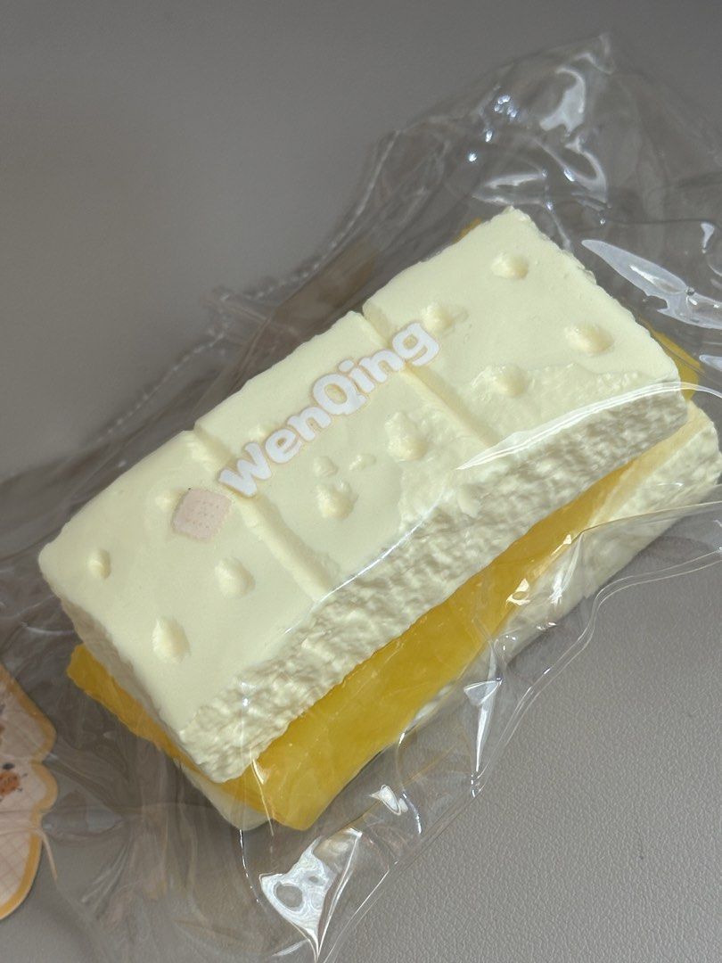 Taba Squishy | Wenqing Strong (Category: Designer & Blind Box Toys) located in Tagbilaran City. Submitted by _harriet_ (Listing ID 1461013450, Image 2). Description: Texture: Soft Creamy Weight: 230.9g Studio: Wenqing Strong ♡ Location: Bohol ♡ MOD: J&T (Shipping fee is ₱85) ♡ MOP: Gcash | Maya | BPI.