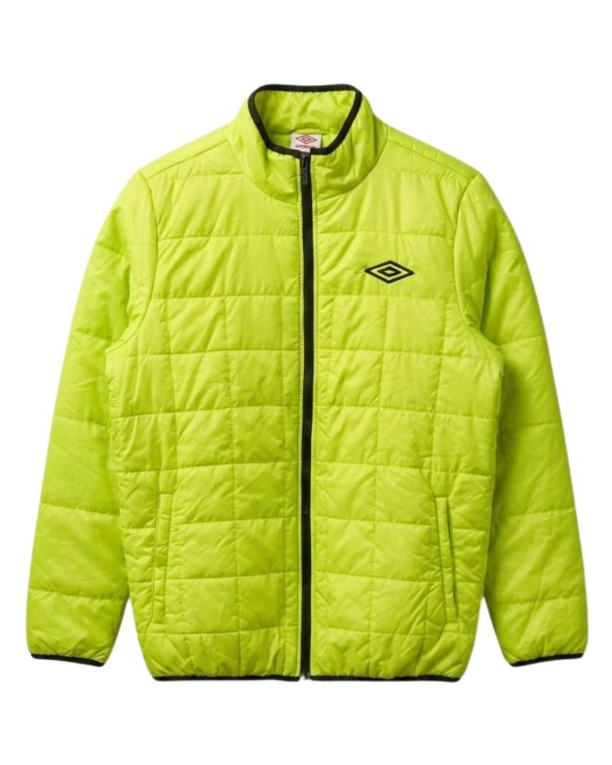Tailored by Umbro Neon Green Puffer Jacket (Category: Coats, Jackets and Outerwear) located in Baguio. Submitted by marcusmartin2600 (Listing ID 1460928126, Image 1). Description: Size: US Small on tag Condition: Excellent 📏Measurement via Tape Measure Flat Laid (in inches): Chest width: 21.5” Length: 27.5” Shoulders: 17” Sleeve Length: 25.5” Hem: 17” ——————————— Note: Please check detailed photos before bidding to avoid cancellations Also avail