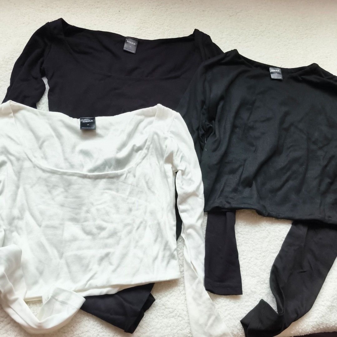 take all MERA longsleeves (Category: Longsleeves) located in Mandaluyong City. Submitted by kiriko. (Listing ID 1460943614, Image 1). Description: never used impulse buy MOP GCash, Maya Mod J&T, Lalamove.