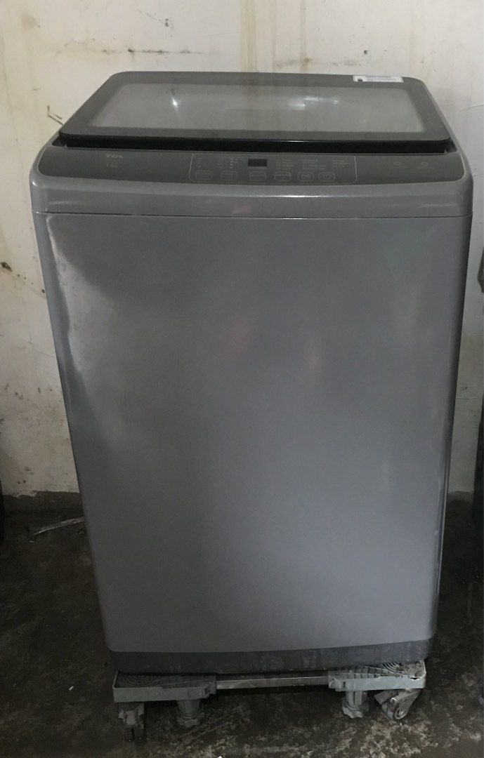 TCL 11KG INVERTER WASHING MACHINE (Category: Bathroom & Kitchen Fixtures) located in Bulacan. Submitted by xxboutique2428 (Listing ID 1460931294, Image 2). Description: ## 🧺✨ TCL 11KG INVERTER WASHING MACHINE — ₱13,500 ONLY! ✨ 🔥 **FOR SALE! FOR SALE! FOR SALE!** 🔥 Looking for a **large-capacity washing machine** without spending too much? This might be for you! 🫶🏻 💎 **TCL TWA110-P71** 🧺 **11KG Capacity** ⚡ **DD Inverter Motor** ✨ Fully Aut