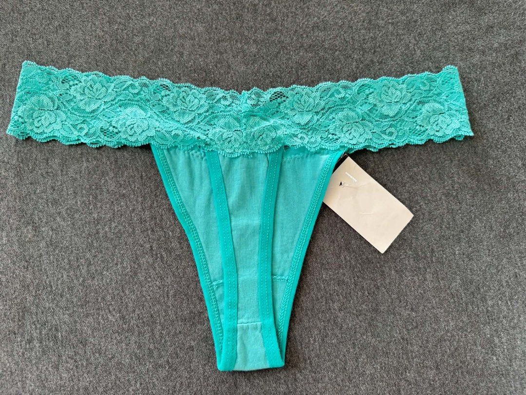 teal lace cotton thong M (Category: Undergarments & Loungewear) located in San Jose. Submitted by 99ners (Listing ID 1460924502, Image 2). Description: .