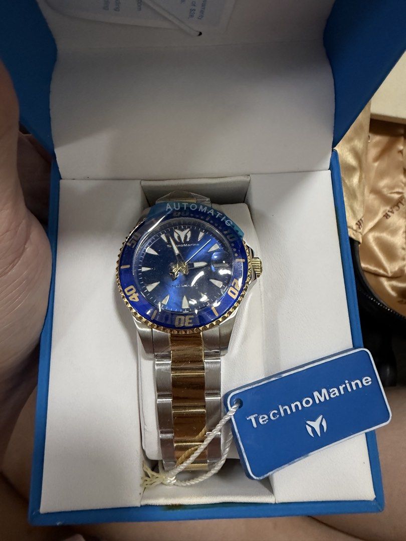 TechnoMarine Manta Sea Automatic TM-219078 (Category: Women's Watches) located in Taguig. Submitted by 888nini56 (Listing ID 1461102061, Image 2). Description: BRAND NEW TechnoMarine Manta Sea Automatic Watch - I’ve never used this, complete inclusions with box and warranty card - Still has the protective plastic around the wrist and the face.