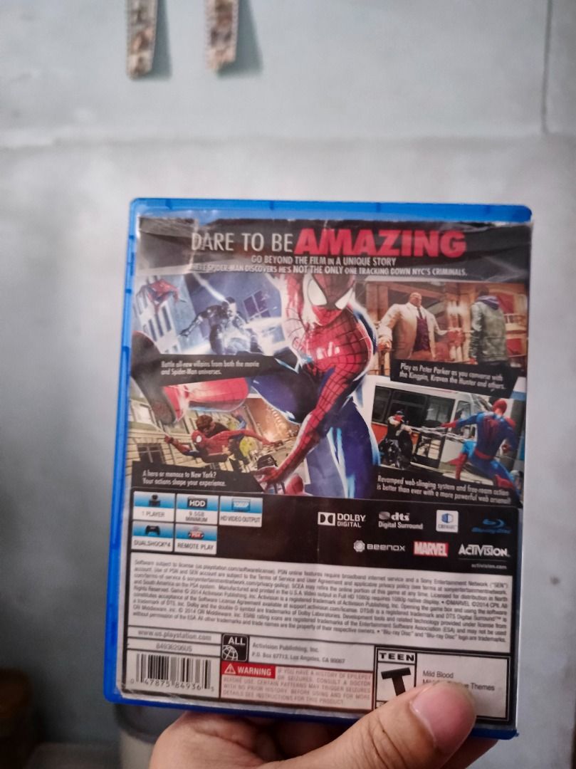 The Amazing Spiderman 2 Ps4 (rare) (Category: PlayStation) located in Caloocan City. Submitted by c.soriano (Listing ID 1460946836, Image 3). Description: .