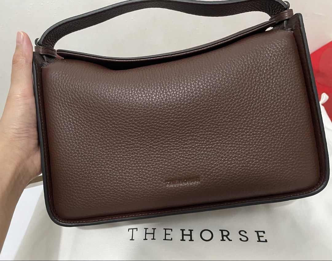 The Horse - Clementine (Coffee) (Category: Shoulder Bags) located in Makati City. Submitted by chnyy (Listing ID 1461052870, Image 2). Description: The Horse - Clementine (Coffee) Brand New (Never been used) Regular size Elegant and super nice in person .