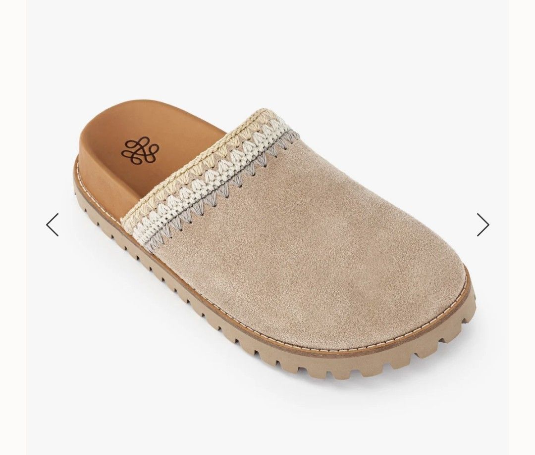 The Sak Bolinas Lug Sole Clogs (Category: Slippers and slides) located in Quezon City. Submitted by thingers (Listing ID 1460940666, Image 3). Description: Bought from the states but don't use it much Sand seminyak color SRP $125 the very last pic is actual photo of the shoe Exterior: Leather, 100% Cow Hide; Smooth Surface With Slight Texture Interior: Cotton Jersey Lining, Leather Trim: Recycled Polypropylene Yarn, Light Weight Cushioning Outsol