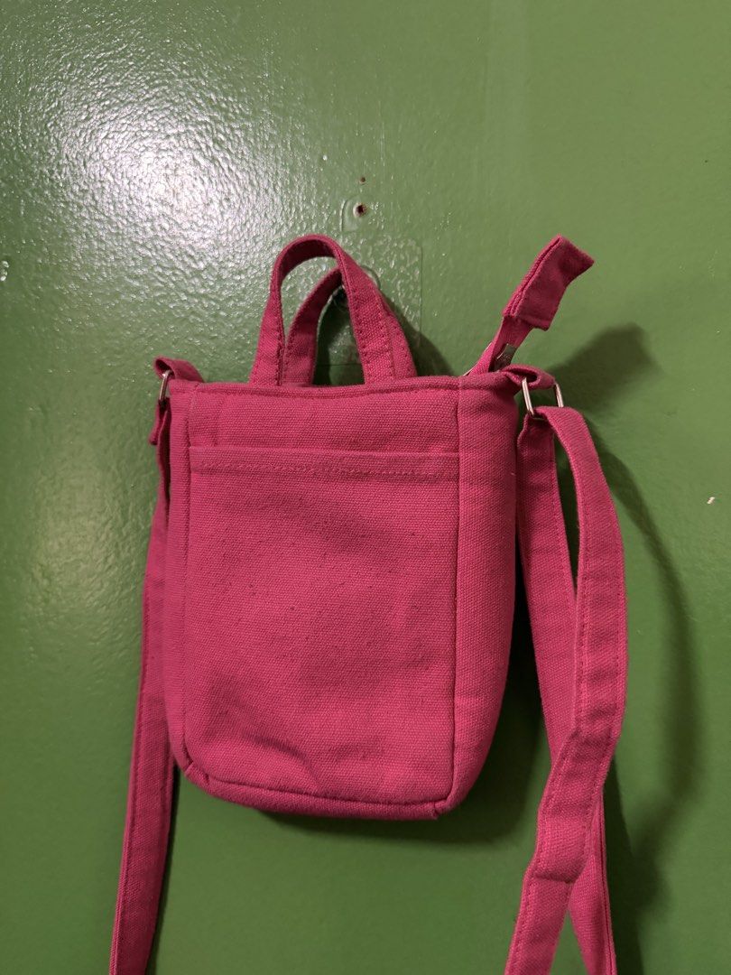 The Twentieth Pink Canvas Tote Bag (Category: Tote Bags) located in Mandaluyong City. Submitted by kopitiandbiscuits (Listing ID 1461054221, Image 2). Description: .