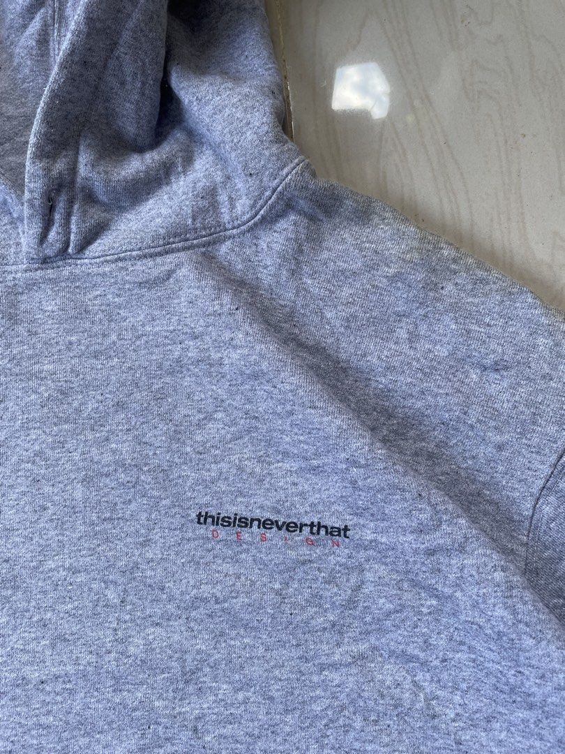Thisisneverthat (Category: Hoodies) located in Zamboanga. Submitted by guthens (Listing ID 1460999424, Image 3). Description: Condition- excellent Issue- dirt/ removable Color rate- 9.8/10 Measurement- 22x27.