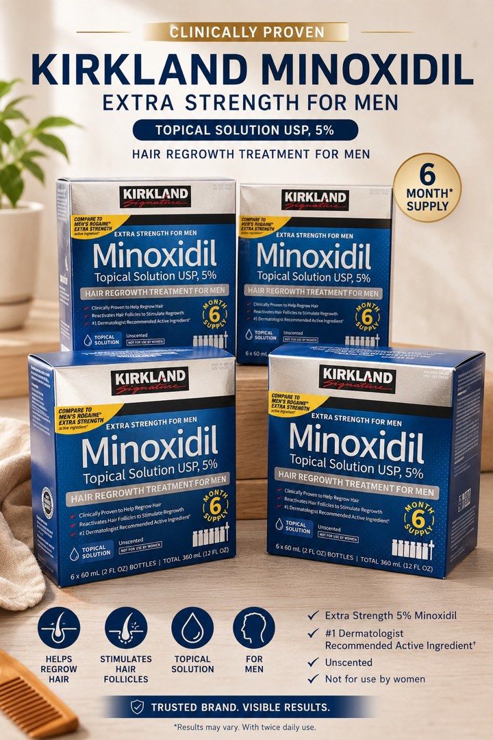 Topical solution minoxïdil (Category: Beauty & Health Services) located in Mandaluyong City. Submitted by sunrisetraders (Listing ID 1461047455, Image 1). Description: Topical Solution this is good for 6 months Bought it from costco USA SEALED AND NEW .
