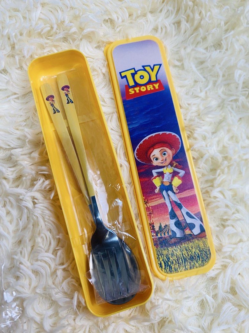 Toy story spoon & fork (Category: Stationery & School Supplies) located in Manila. Submitted by mariamicaella24 (Listing ID 1461094684, Image 1). Description: .