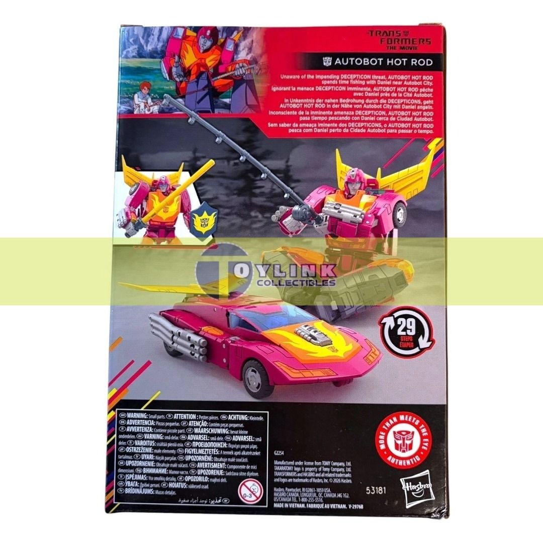Transformers Studio Series SS86 Hot Rod Voyager Class (Category: Vehicle & Diecast Models) located in Makati City. Submitted by toylinkcollectibles (Listing ID 1460982328, Image 2). Description: Hasbro Transformers Studio Series SS86 Hot Rod Voyager Class AUTHENTIC! MISB. BRAND NEW. FACTORY SEALED. Meet-ups at BGC or any MRT Station Shipping at buyer's expense: LalaMove / Grab/ LBC / J&T / JRS NO TO COD or COP KUNG GUSTO COD or COP - WAG NA PO MA