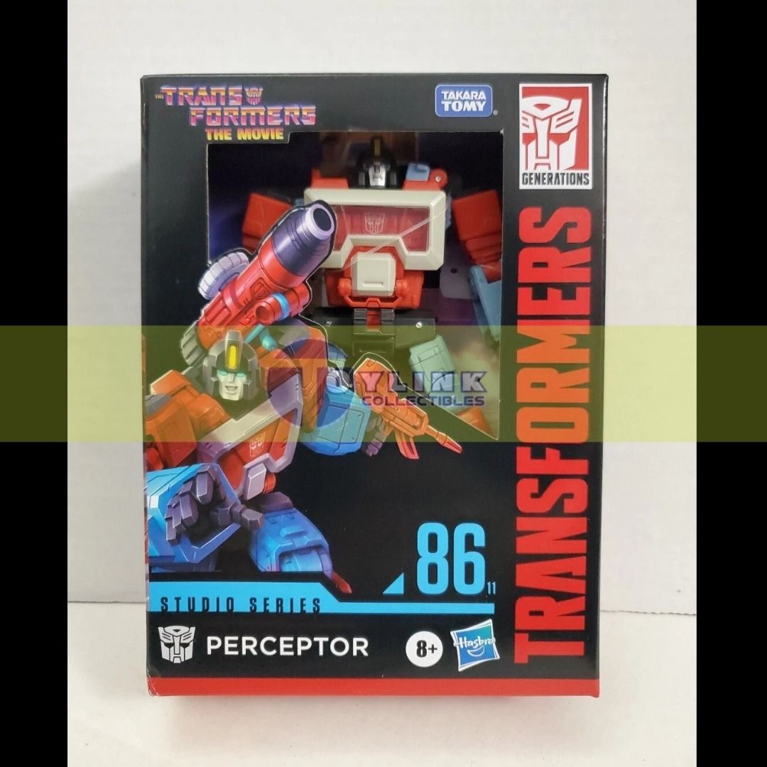 Transformers Studio Series SS-86-11 Perceptor (Category: Figurines & Statues) located in Makati City. Submitted by toylinkcollectibles (Listing ID 1460987906, Image 1). Description: Hasbro Transformers Studio Series SS-86-11 Perceptor AUTHENTIC! MISB. BRAND NEW. FACTORY SEALED. Meet-ups at BGC or any MRT Station Shipping at buyer's expense: LalaMove / Grab/ LBC / J&T / JRS NO TO COD or COP KUNG GUSTO COD or COP - WAG NA PO MAG-PM Mas mabuti na ma