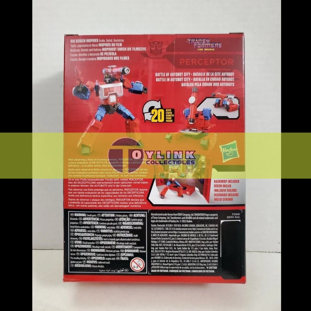 Transformers Studio Series SS-86-11 Perceptor (Category: Figurines & Statues) located in Makati City. Submitted by toylinkcollectibles (Listing ID 1460987906, Image 2). Description: Hasbro Transformers Studio Series SS-86-11 Perceptor AUTHENTIC! MISB. BRAND NEW. FACTORY SEALED. Meet-ups at BGC or any MRT Station Shipping at buyer's expense: LalaMove / Grab/ LBC / J&T / JRS NO TO COD or COP KUNG GUSTO COD or COP - WAG NA PO MAG-PM Mas mabuti na ma