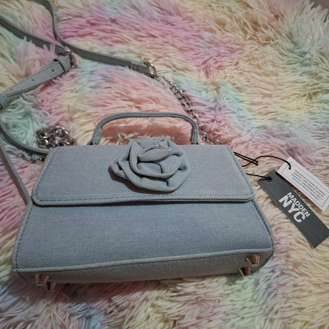Trending Steve Madden NYC rosette bag (Category: Activewear) located in Las Pinas. Submitted by assortedkidzstuffs (Listing ID 1460728369, Image 2). Description: bnew with tag from US very pretty in actual removable straps.
