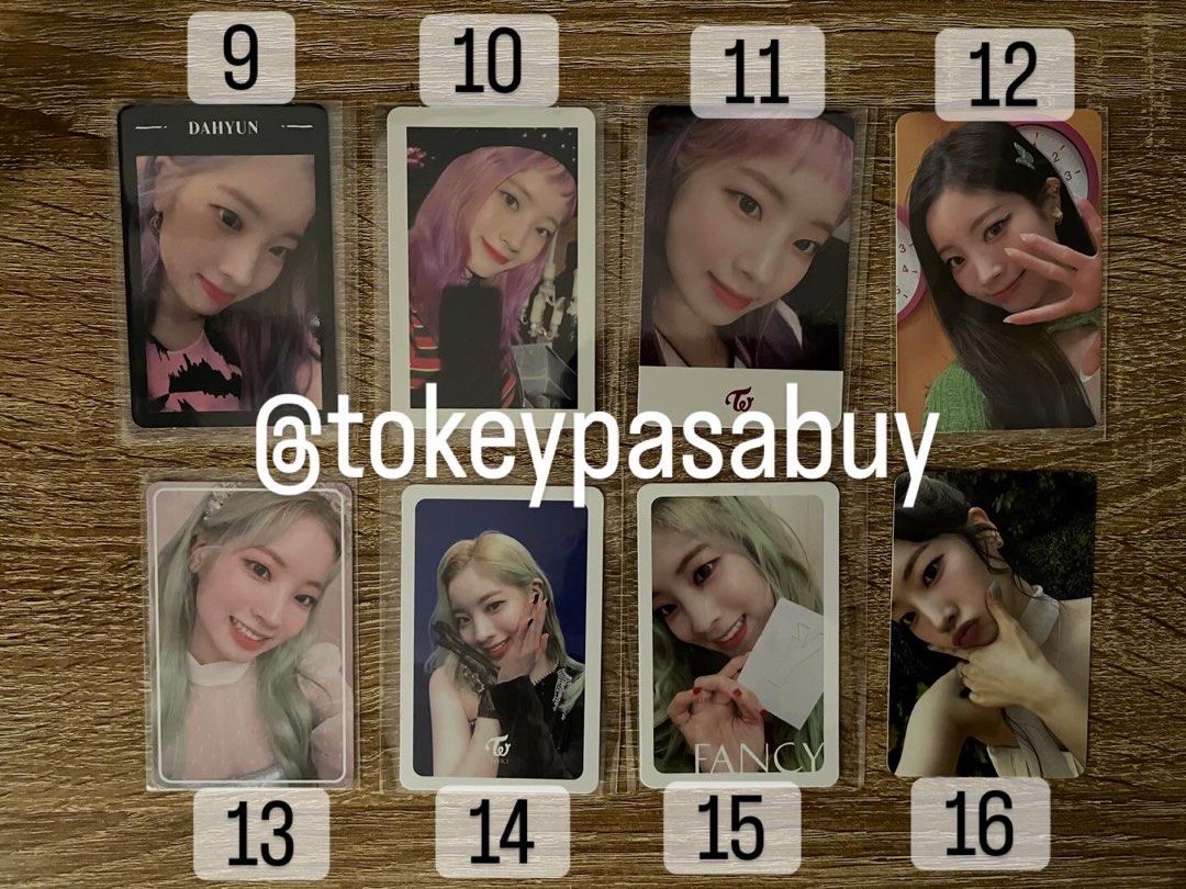 TWICE DAHYUN PHOTOCARDS (Category: K-Wave Merchandise) located in Paranaque City. Submitted by tokeypasabuy (Listing ID 1460997777, Image 2). Description: DECLUTTERING 👌 READY TO SHIP 👌 OFFICIAL 👌 TWICE DAHYUN PHOTOCARDS 100 PHP EA MOP: Maribank/Bank Transfers MOD: SCO/JNT DM for Inquiries 😊.