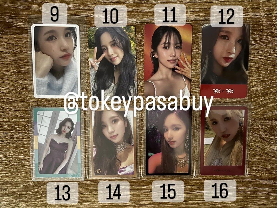 TWICE MINA PHOTOCARDS (Category: K-Wave Merchandise) located in Paranaque City. Submitted by tokeypasabuy (Listing ID 1460996157, Image 2). Description: DECLUTTERING 👌 READY TO SHIP 👌 OFFICIAL 👌 TWICE MINA PHOTOCARDS 200 PHP EA MOP: Maribank/Bank Transfers MOD: SCO/JNT DM for Inquiries 😊.