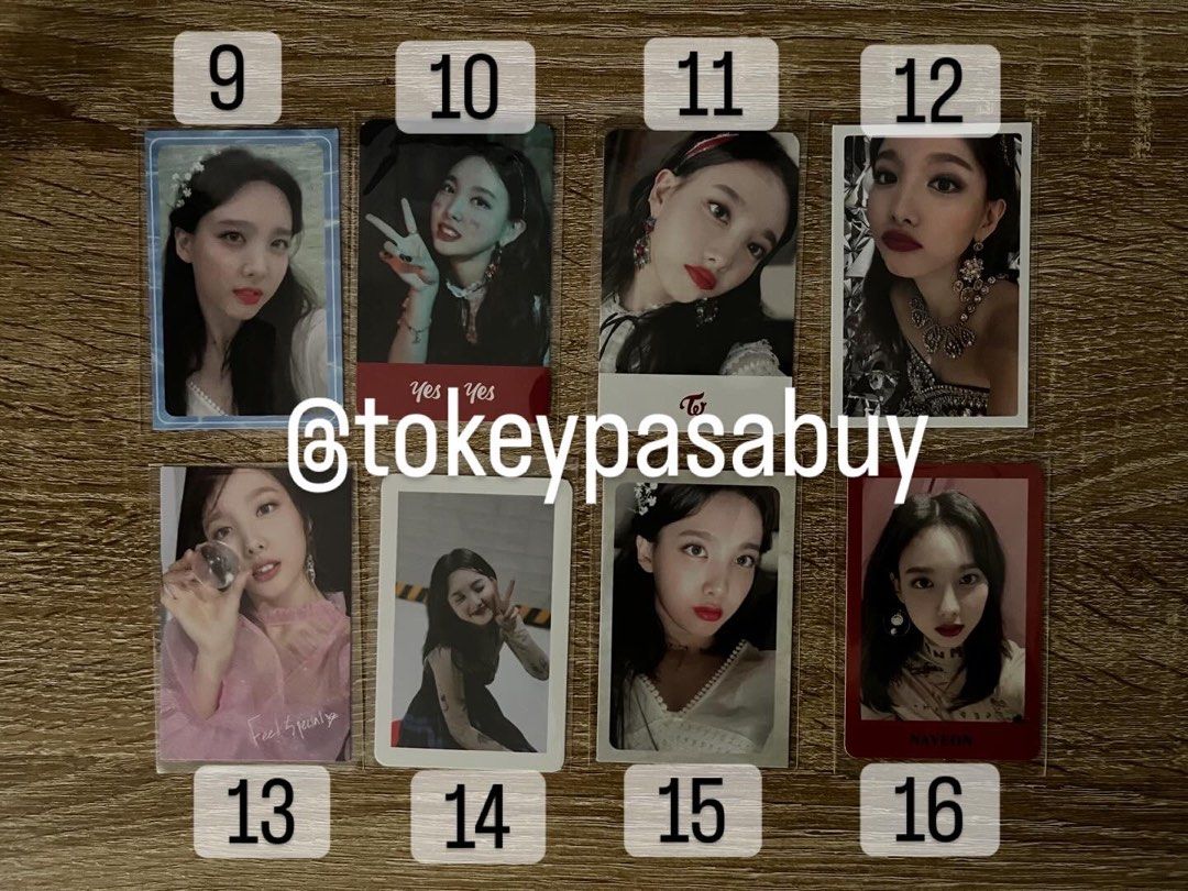 TWICE NAYEON PHOTOCARDS (Category: K-Wave Merchandise) located in Paranaque City. Submitted by tokeypasabuy (Listing ID 1460991022, Image 2). Description: DECLUTTERING 👌 READY TO SHIP 👌 OFFICIAL 👌 TWICE NAYEON PHOTOCARDS 200 PHP EA MOP: Maribank/Bank Transfers MOD: SCO/JNT DM for Inquiries 😊 .