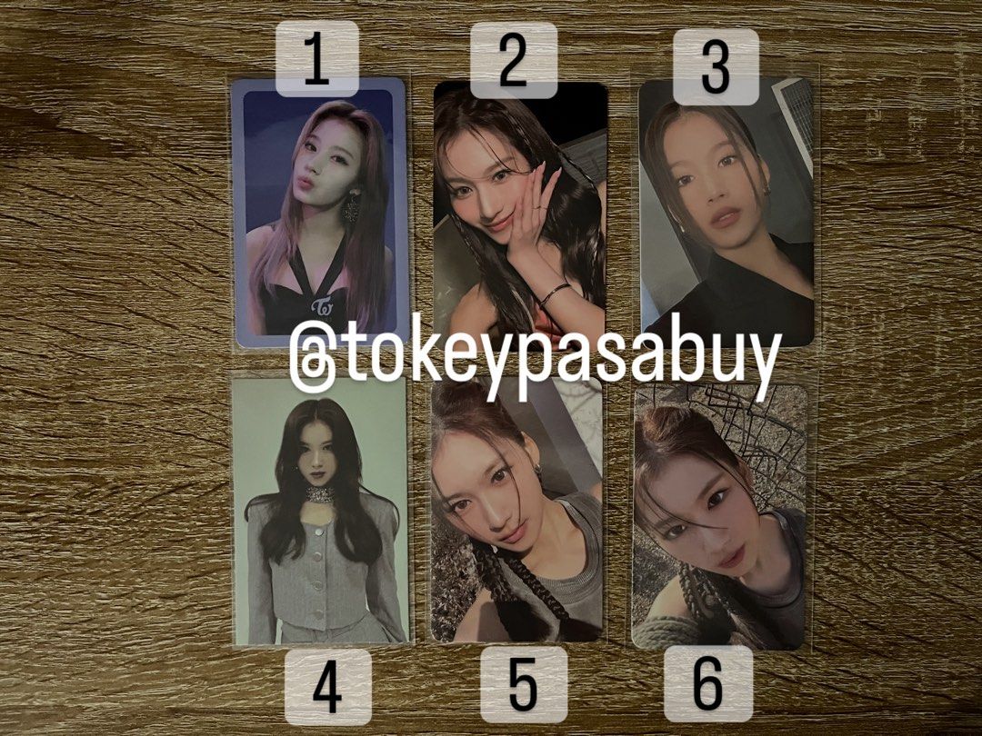 TWICE SANA PHOTOCARDS (Category: K-Wave Merchandise) located in Paranaque City. Submitted by tokeypasabuy (Listing ID 1460994135, Image 1). Description: DECLUTTERING 👌 READY TO SHIP 👌 OFFICIAL 👌 TWICE SANA PHOTOCARDS 200 PHP EA MOP: Maribank/Bank Transfers MOD: SCO/JNT DM for Inquiries 😊 .