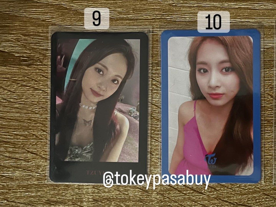 TWICE TZUYU PHOTOCARDS (Category: K-Wave Merchandise) located in Paranaque City. Submitted by tokeypasabuy (Listing ID 1461000379, Image 2). Description: DECLUTTERING 👌 READY TO SHIP 👌 OFFICIAL 👌 TWICE TZUYU PHOTOCARDS 100 PHP EA MOP: Maribank/Bank Transfers MOD: SCO/JNT DM for Inquiries 😊.