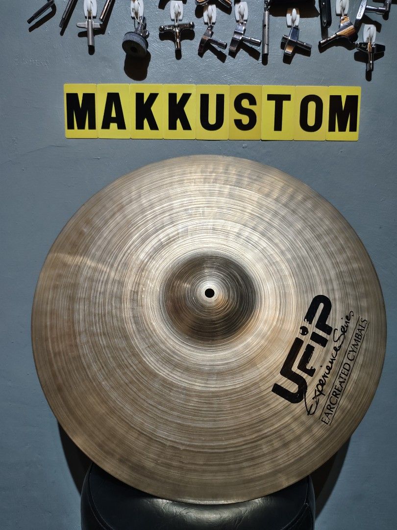 UFIP Cymbal Pack (Category: Musical Instruments) located in Quezon City. Submitted by makkustom09 (Listing ID 1461081816, Image 2). Description: For sale only!! Rare UFIP Cymbal Pack Made In Italy🇮🇹 B20 made In good condition! Napaka MISMO Ng tunog👌💯🔥 Sizes: -20" Brilliant Ride -16" Bionic Crash -18" Rough Series China/Trash -13" Brilliant Hi-Hat -10" Brilliant Splash No issues!! 60,000 only!! Txt or dm 0995*3344*291 Location:Quezon city Shi
