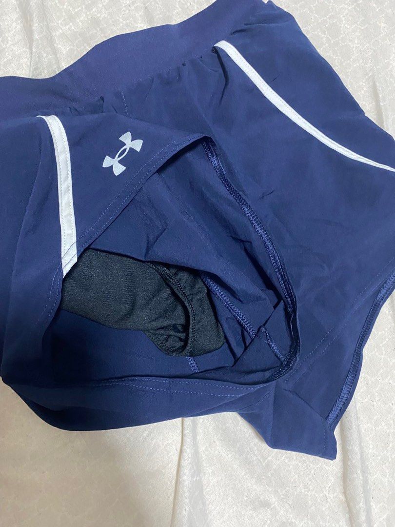 Under Armour Shorts (Category: Activewear) located in Quezon City. Submitted by jmxyz (Listing ID 1461043062, Image 2). Description: - size: small-medium (see picture) - 100% original - dri-fit material - has built-in liner ‼️ moving out sale.
