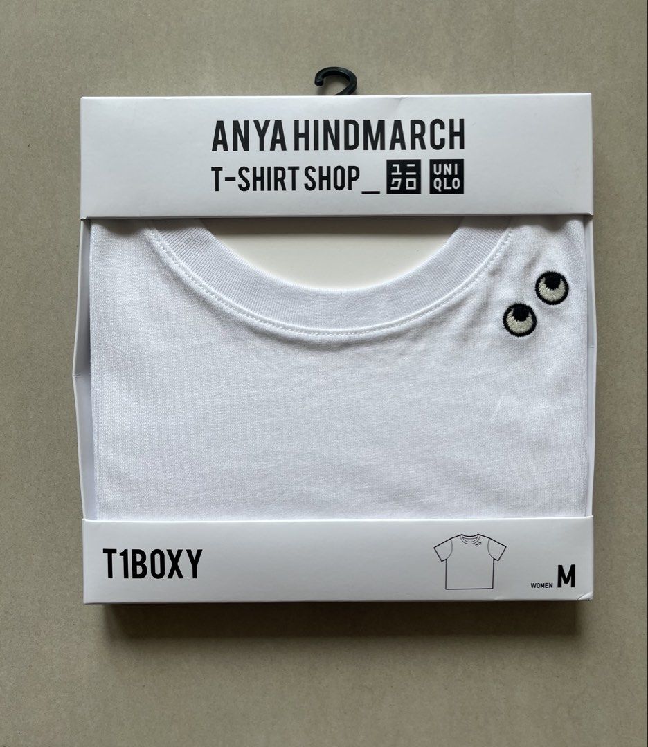 Uniqlo Anya Hindmarch white (Category: Shirts) located in Manila. Submitted by lulu.coco (Listing ID 1460958616, Image 2). Description: • No flaws • Last price posted, low ballers will not be entertained • For shipping only. Add 50 for m.m, 120 outside m.m • Gcash or BDO.