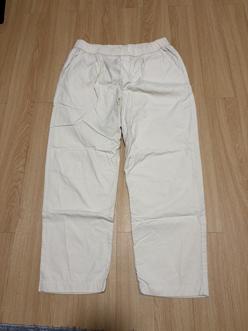 Uniqlo Easy Pants (Cream) (Category: Jeans) located in Pasig City. Submitted by alyannamm (Listing ID 1461092277, Image 1). Description: Good as new. Color may vary due to lighting Mop:gcash/gotyme/maribank mod: lalamove/grab/lbc * discounts for same day delivery orders meet ups are also available.