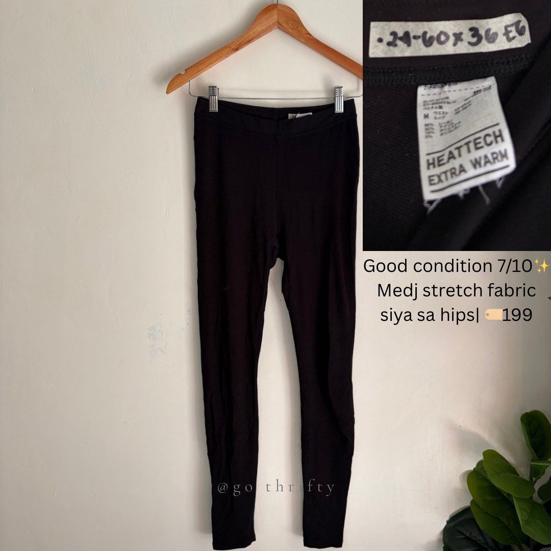 (SOLD) Uniqlo Heattech Extra Warm Leggings (Medium) (Category: Other Bottoms) located in Quezon City. Submitted by gothrifty28 (Listing ID 1461058849, Image 1). Description: Uniqlo Heattech Ultra Warm Leggings for Women 𝐒𝐢𝐳𝐞: Medium 𝐂𝐨𝐧𝐝𝐢𝐭𝐢𝐨𝐧: Medj Stretch sa hips. 8/10 naman 🏷️199 *If you’re on a budget and looking for pang extra na thermal, this is good po. 📍 Quirino Province 🚛 J&T Express / JRS Express 💳 First to pay gets the 