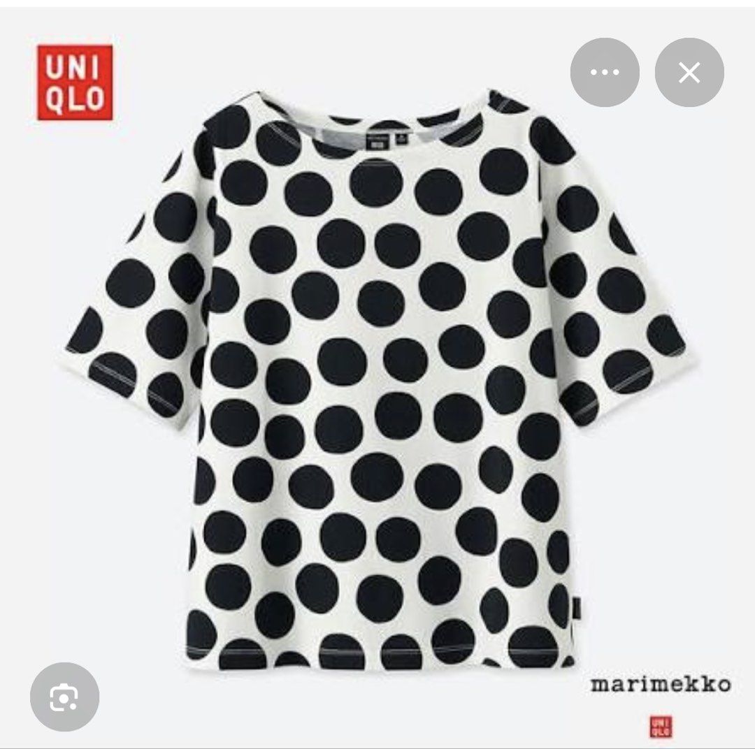 Uniqlo Marimekko Top (Category: Shirts) located in Silang. Submitted by princess_ameerah (Listing ID 1460997374, Image 1). Description: Uniqlo Marimekko Top - Medium on tag -Condition 10/10 -Color may vary due to lighting Location:Cavite Shipping via J&T Mode of payment: Gcash,BPI & Maribank 250.
