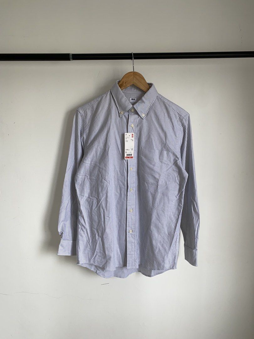 ‘Uniqlo Striped Button-Down Long-Sleeve’ (Category: Coats, Jackets and Outerwear) located in Calamba. Submitted by dreality. (Listing ID 1461073420, Image 1). Description: ‘Uniqlo Striped Button-Down Long-Sleeve’ - Brand new with hangtag. Size on Tag: Small (Best fit on Medium) Width: 19 | Length: 27-28 ・ Brand new condition! ・ Color rate: 10/10 ・ Flaw: NONE! 🔖 PRICE: ₱650 ONLY!.