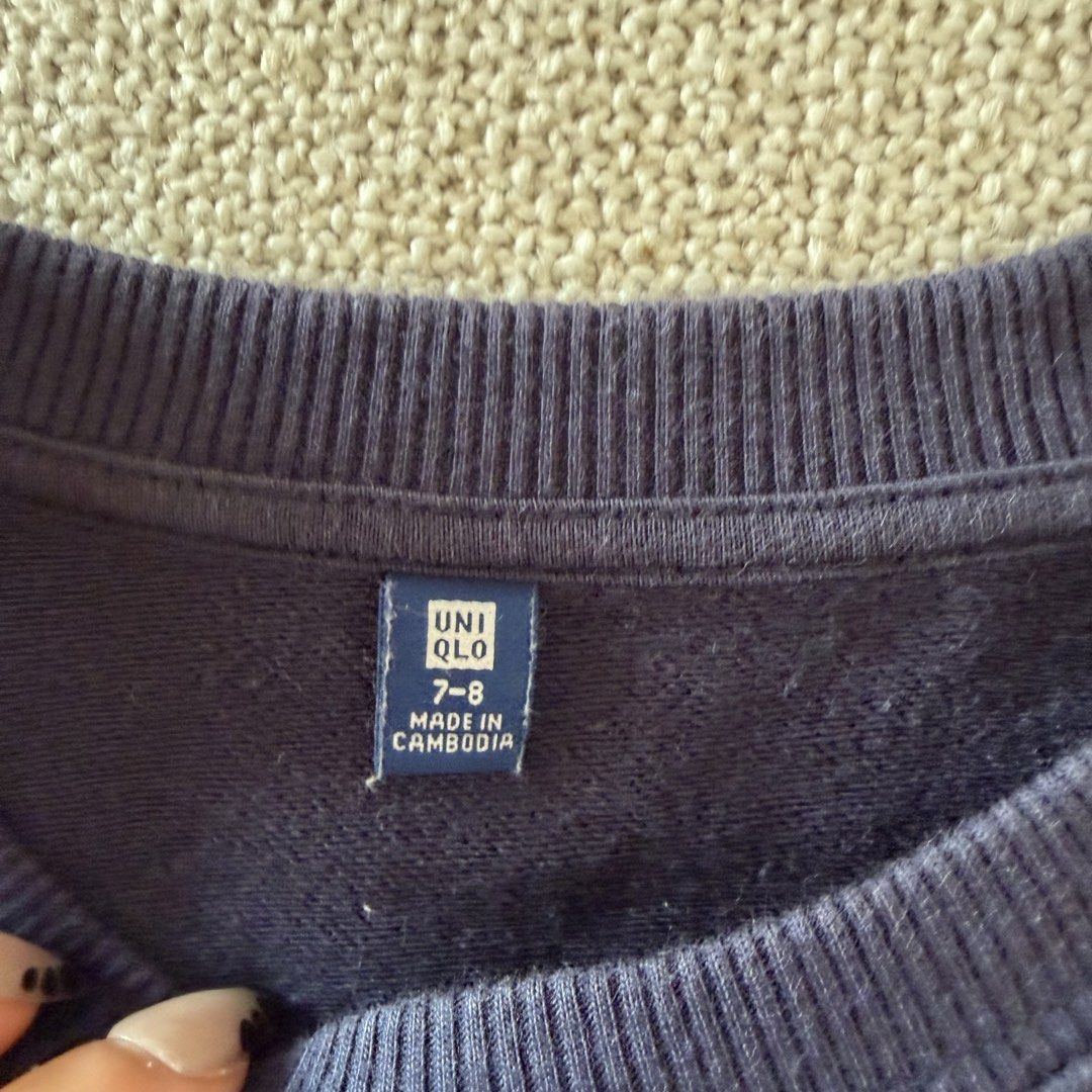 Uniqlo sweater (Category: Babies & Kids Fashion) located in Quezon City. Submitted by shyllemercado (Listing ID 1460934431, Image 2). Description: .